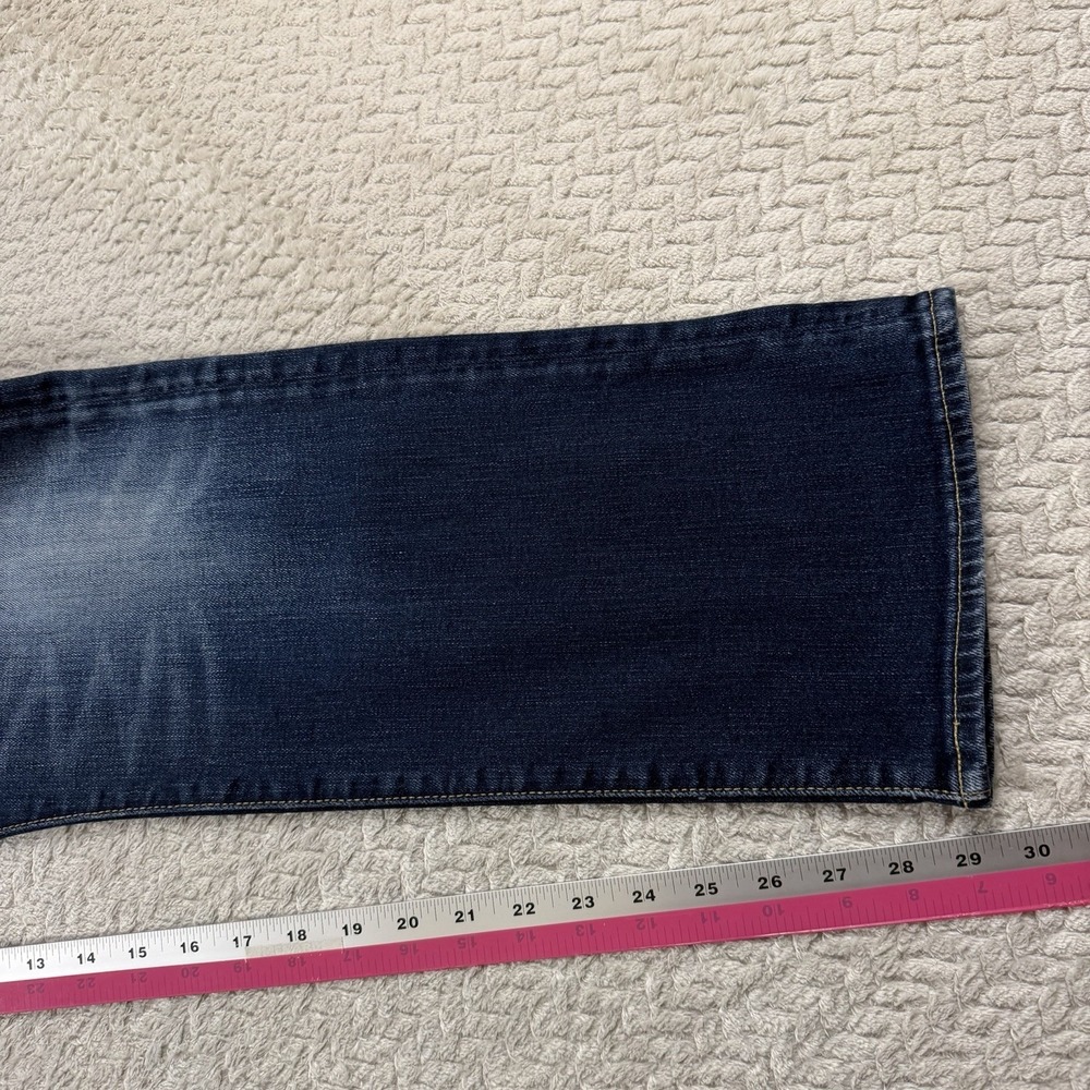 Polo Ralph Lauren Varick Slim Straight Jeans Pants Mens 40x30 Blue Denim Casual - Picture 11 of 14